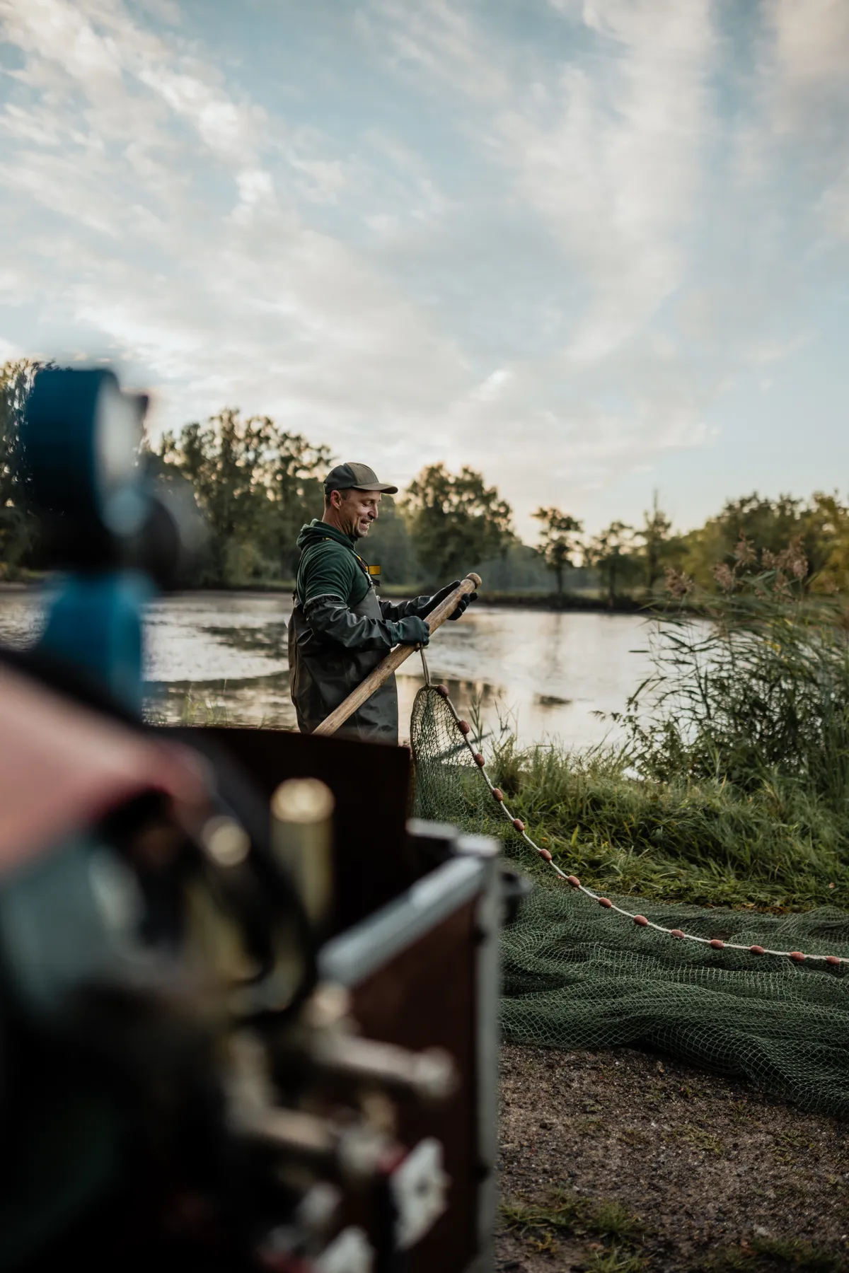 Robert Kretschmer – Abfischen Teichwirtschaft Greim bei Königswartha – Reportagefotografie Dresden