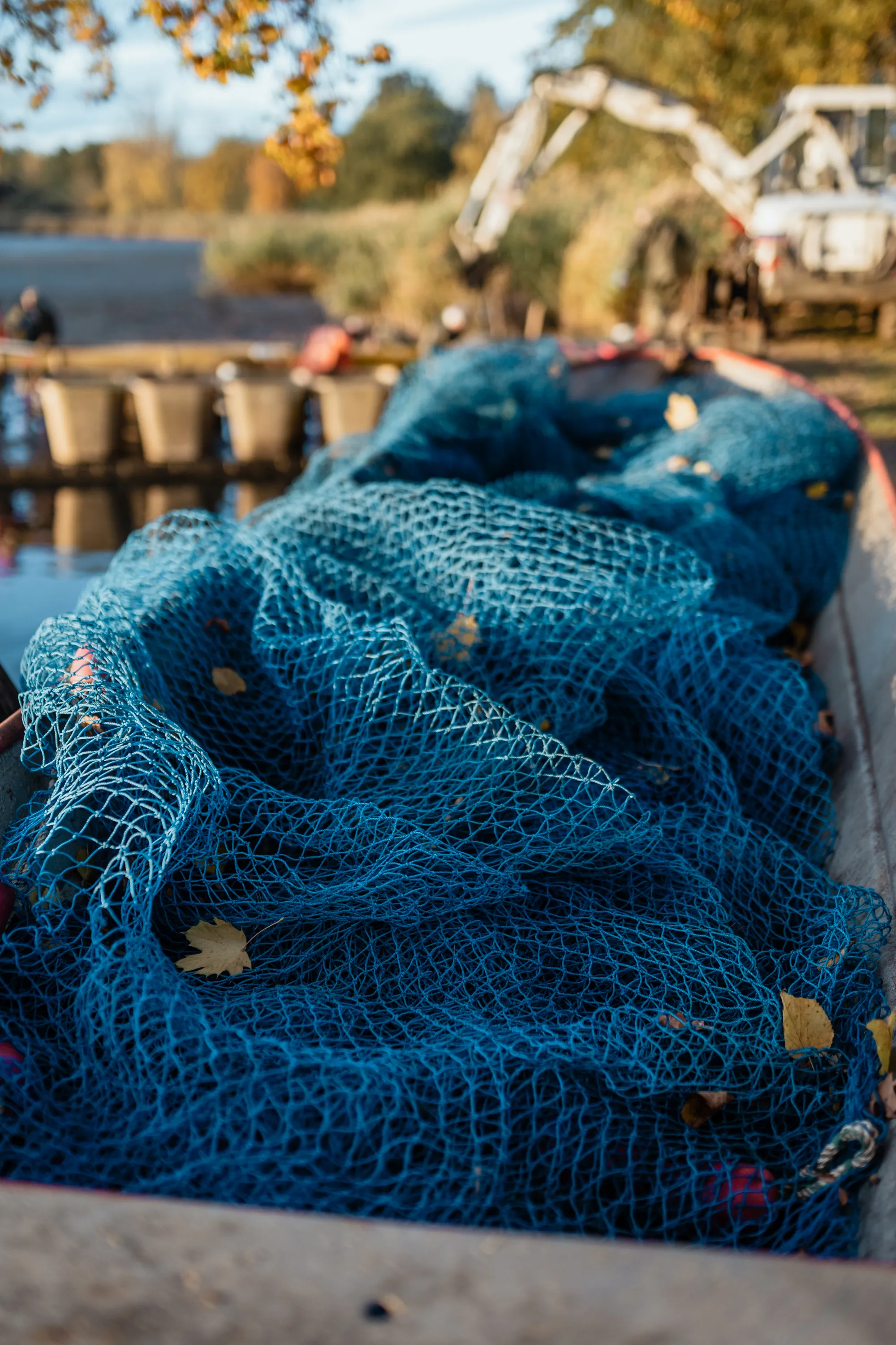 Karsten – Abfischen in Wartha – Reportagefotografie Wartha von Daniel Madlung – Bild 6
